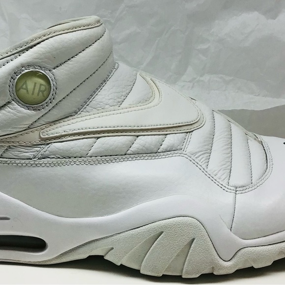 nike air shake ndestrukt white navy